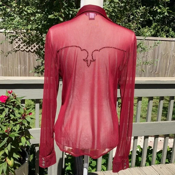 Sexy Cowgirl Rhinestones Western Shirt - Picture 7 of 16